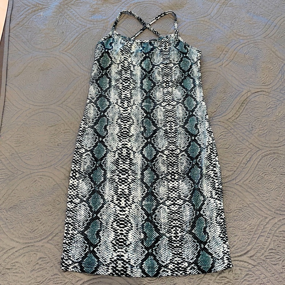 Snakeskin dress